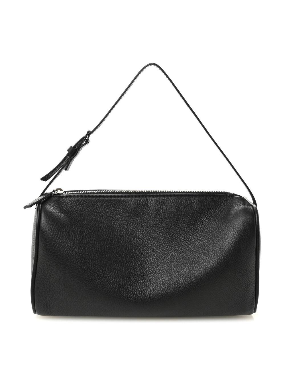 The Row Grained Calfskin 90's Bag Black #267540T15B